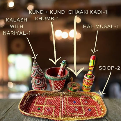 HALDI MEHENDI SHAADI Wedding Kit Must Have 9 Items.